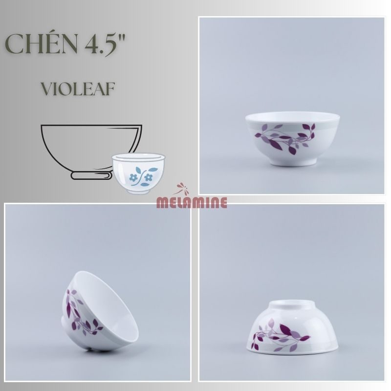 Chén cơm 4.5" Violeaf