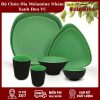 Bo Chen Dia Melamine Nham Xanh Den VC