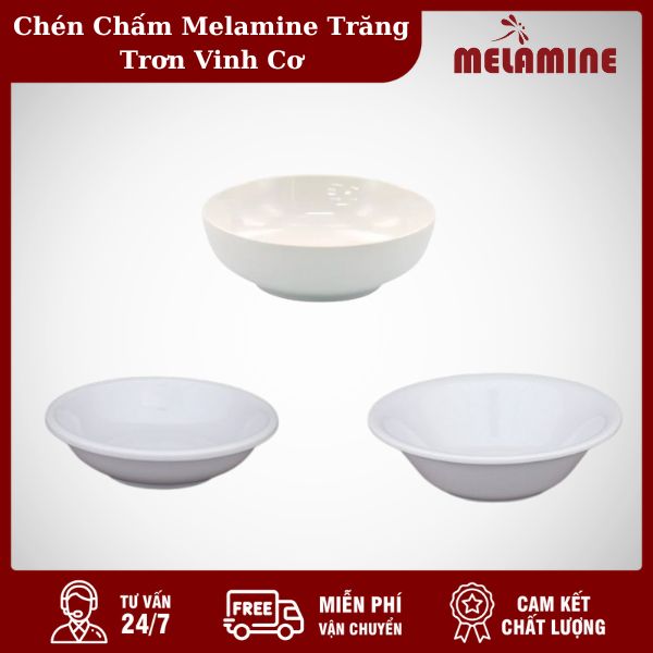 Giới Thiệu Chén Chấm Melamine Trắng Trơn Vinh Cơ Giới Thiệu Chén Chấm Melamine Trắng Trơn Vinh Cơ