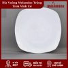 Dia Vuong Melamine Trang Tron Vinh Co
