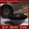 Tô Xoắn Melamine Đen Nhám Vinh Cơ