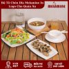 Bo To Chen Dia Melamine In Logo Cho Quan An