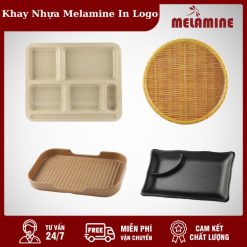 Khay Nhựa Melamine In Logo
